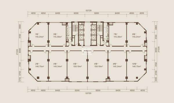 金座   226.0㎡      6800.0元/月小区图