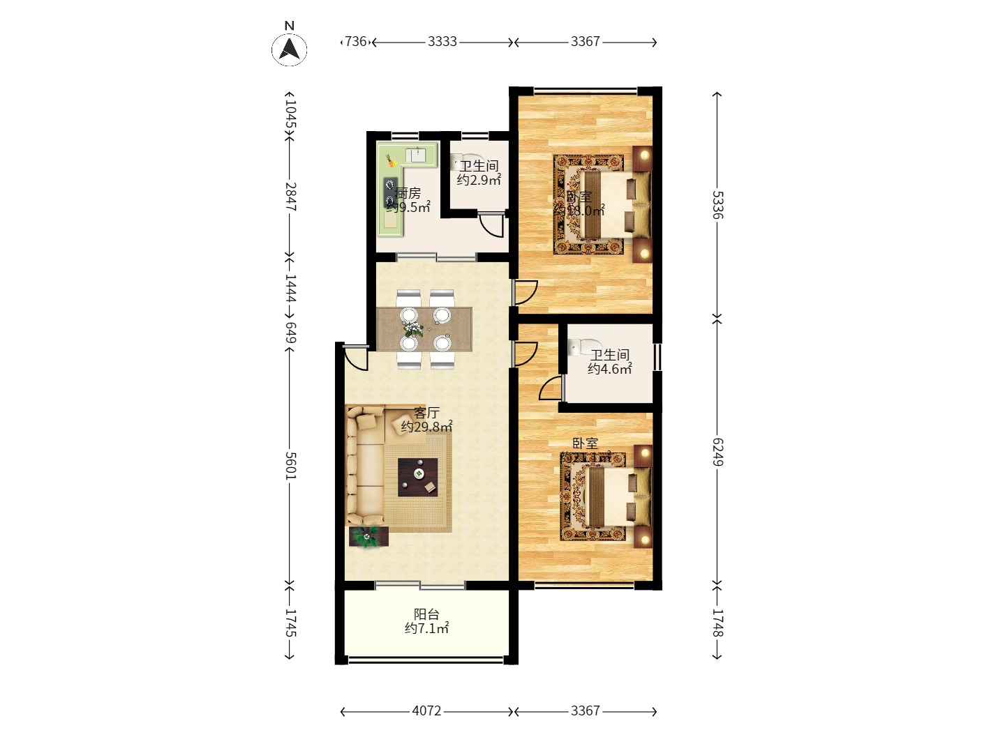 景环小区 景环小区室内图2