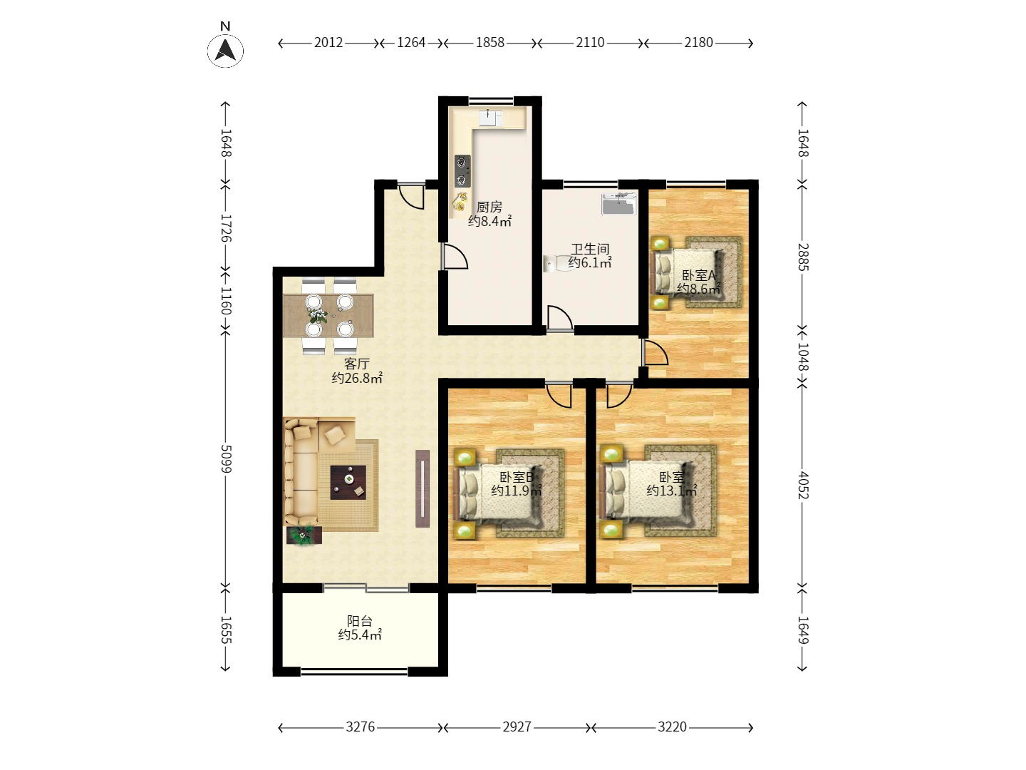 中國鐵建梅溪青秀一期室內圖2