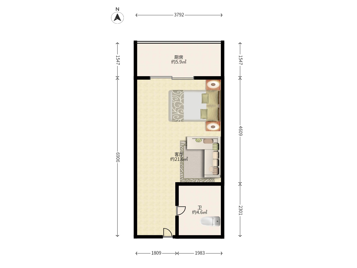 尚都花园城 尚都花园城室内图2
