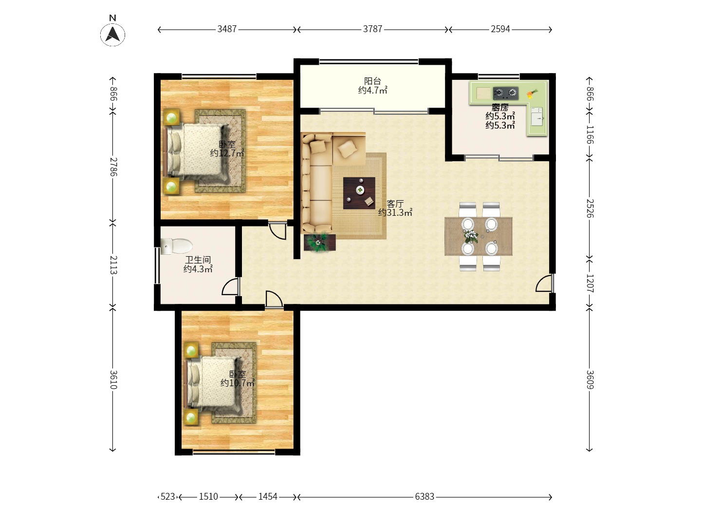 恒生碧水龙庭 恒生碧水龙庭室内图2