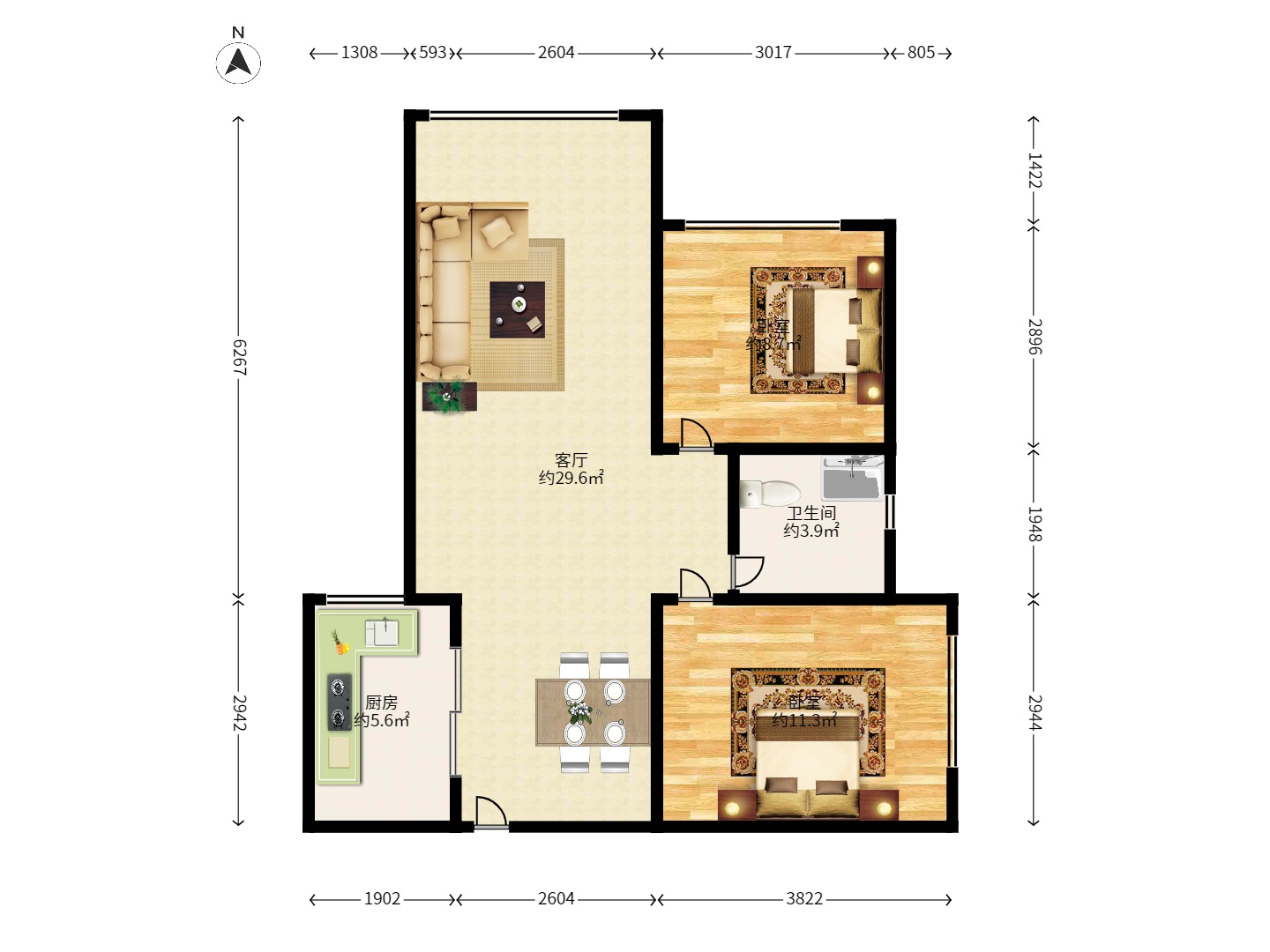 时代星城 时代星城室内图2