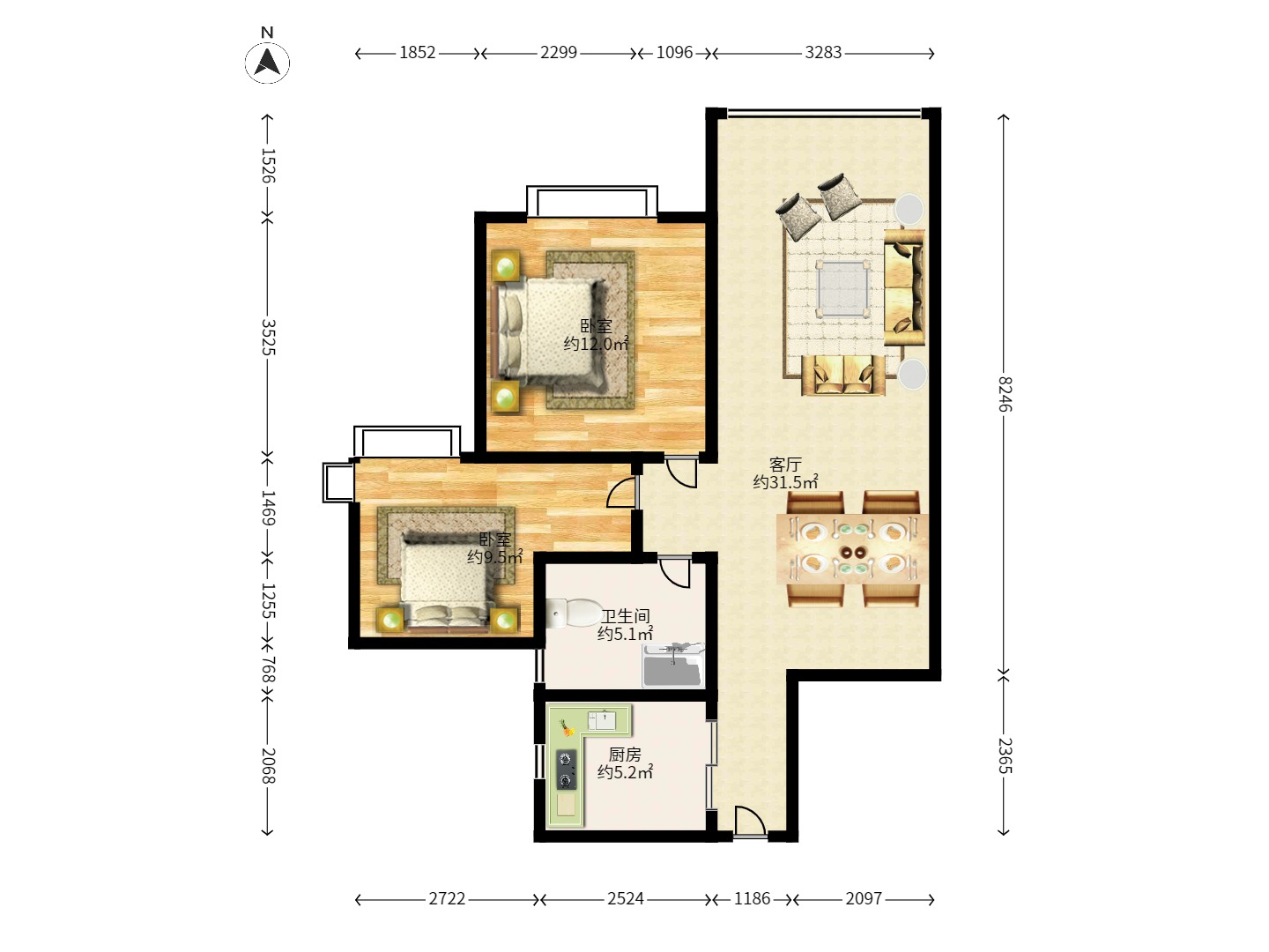 东门尚苑 东门尚苑室内图2