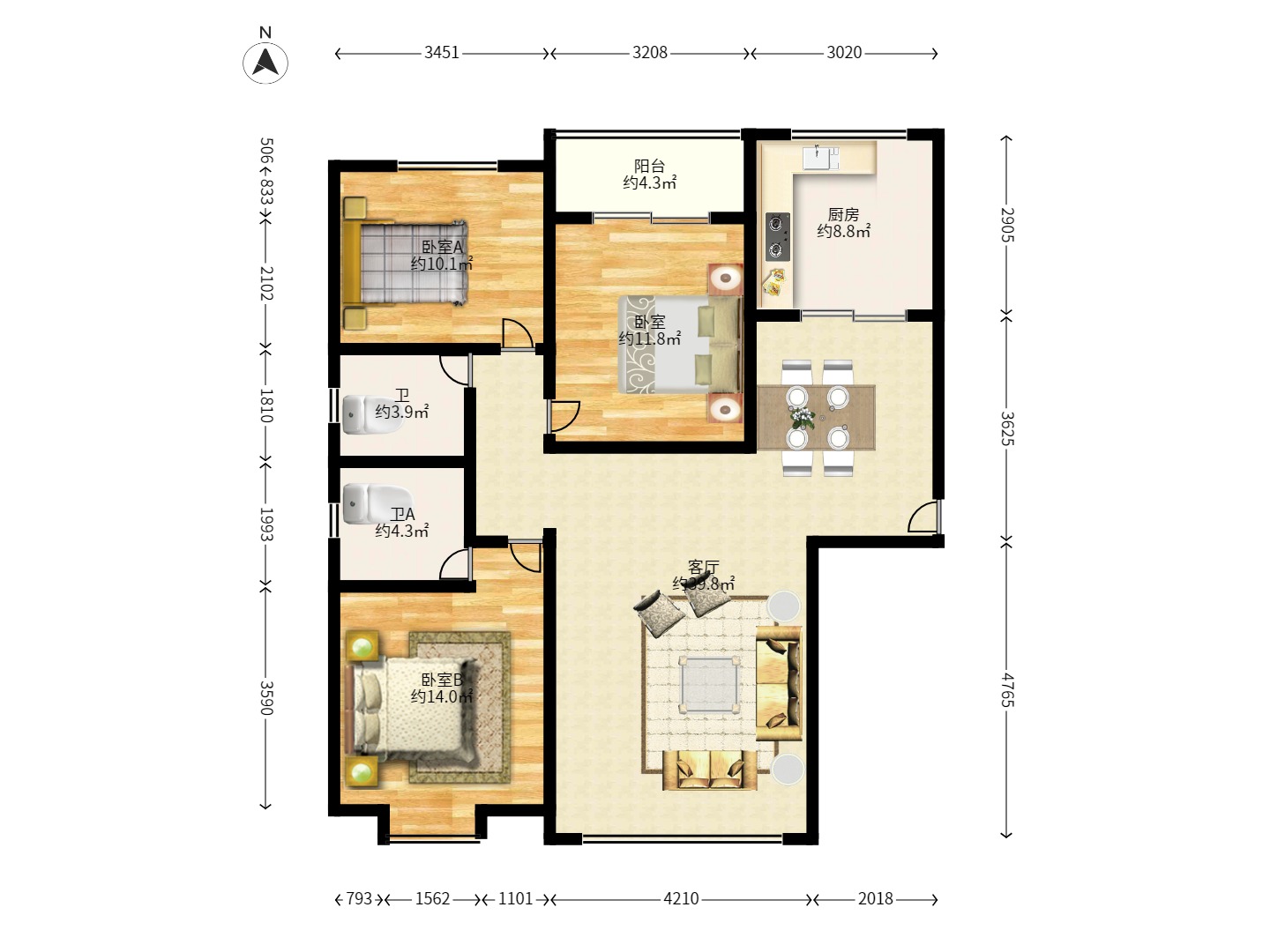 松雅轩(埃克斯社区) 松雅轩(埃克斯社区)室内图2