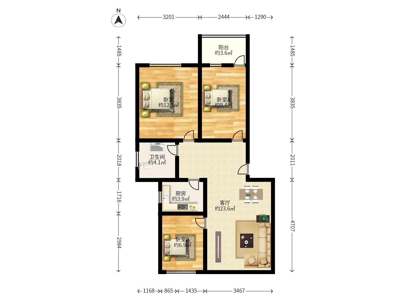 洞井小区(地质大队) 洞井小区(地质大队)室内图2