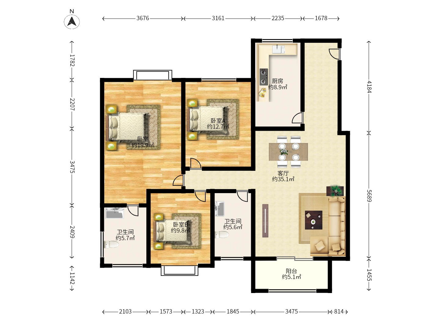 尚都花园城 尚都花园城室内图2