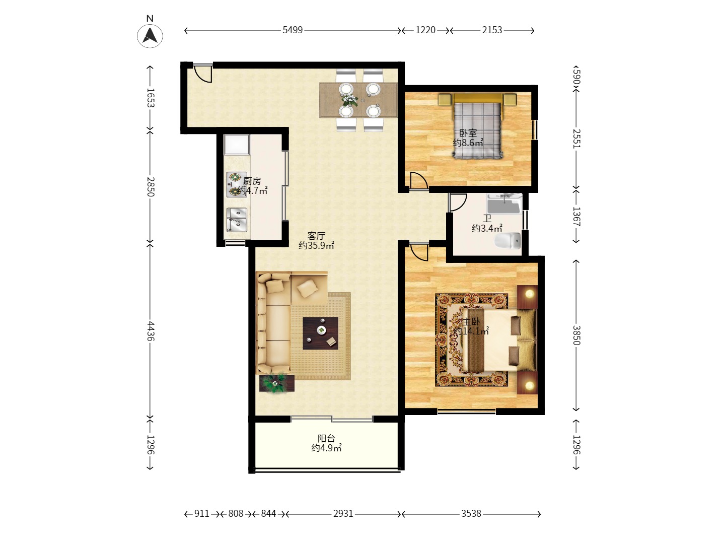 尚都花园城 尚都花园城室内图2