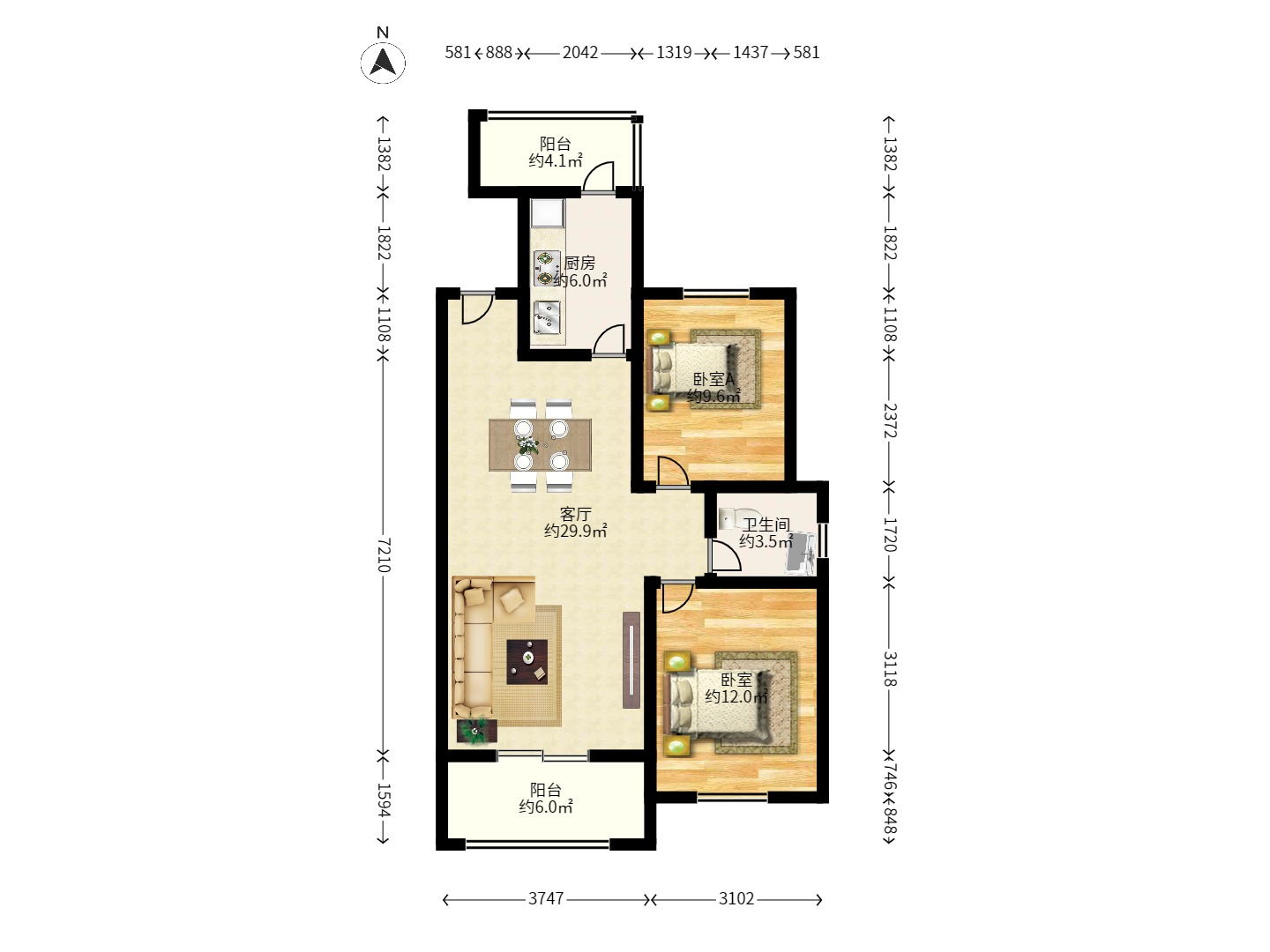 宏聚地中海 宏聚地中海室内图2