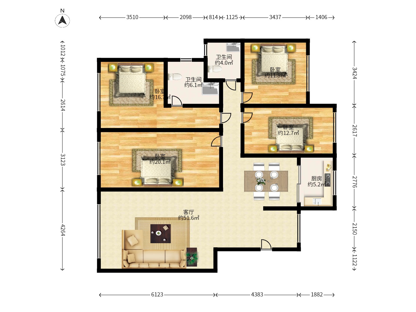 金地三千府(金地湖山樾、金地自在城) 金地三千府(金地湖山樾、金地自在城)室内图2