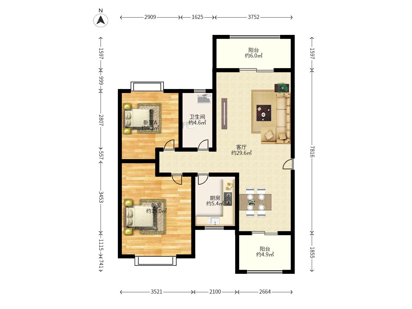四方水岸(世方水岸) 四方水岸(世方水岸)室内图2