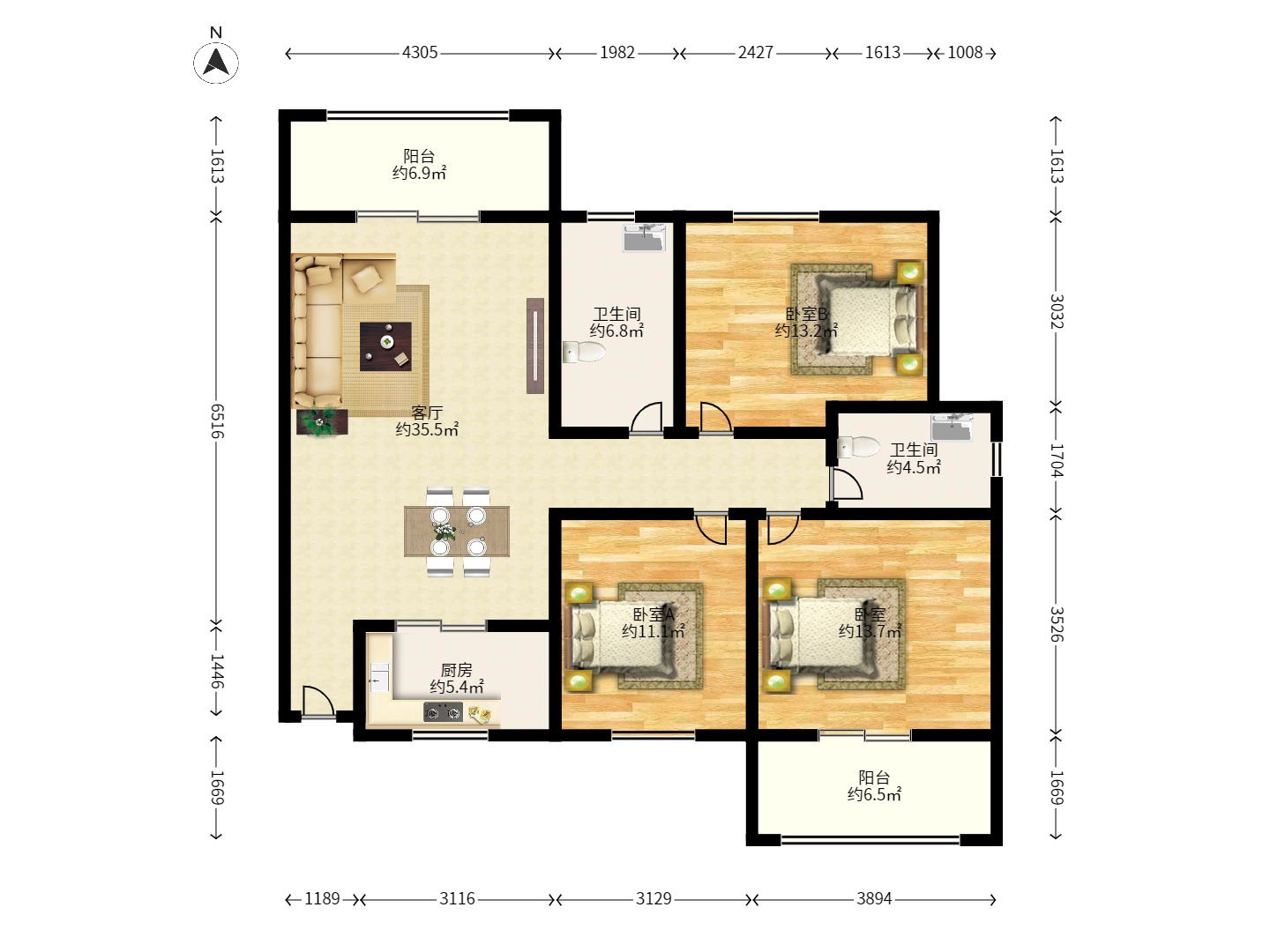 时代星城 时代星城室内图2