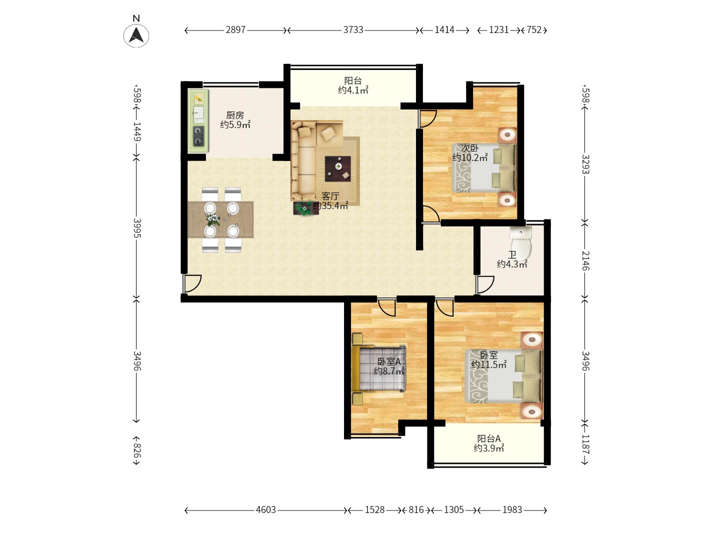 鑫天格林香山 鑫天格林香山室内图2