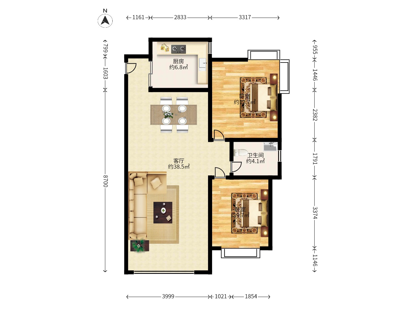 东门尚苑 东门尚苑室内图2