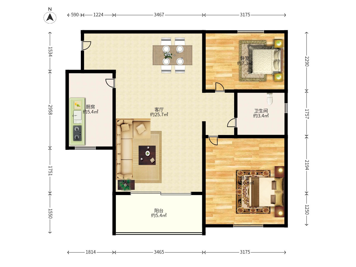 好莱城(弘德西街) 好莱城(弘德西街)室内图2