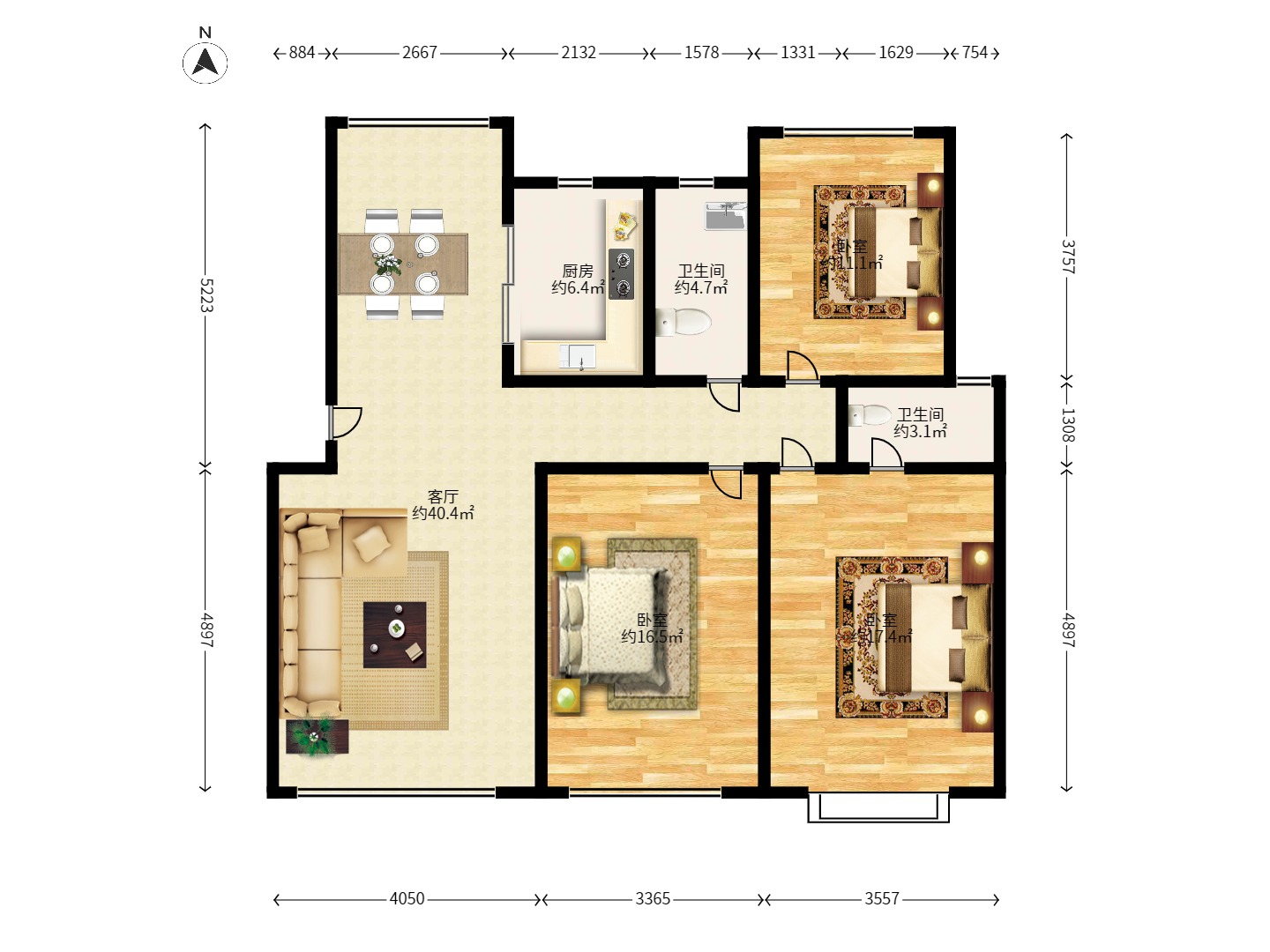 圣力华苑 圣力华苑室内图2