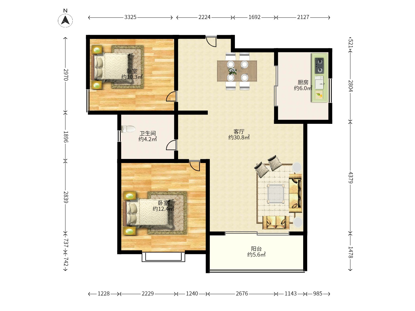 中房F联邦 中房F联邦室内图2