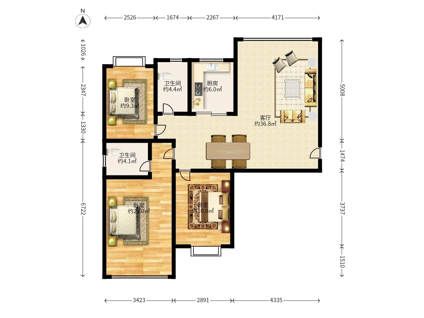 瑞都华庭(华庭美苑) 瑞都华庭(华庭美苑)室内图2