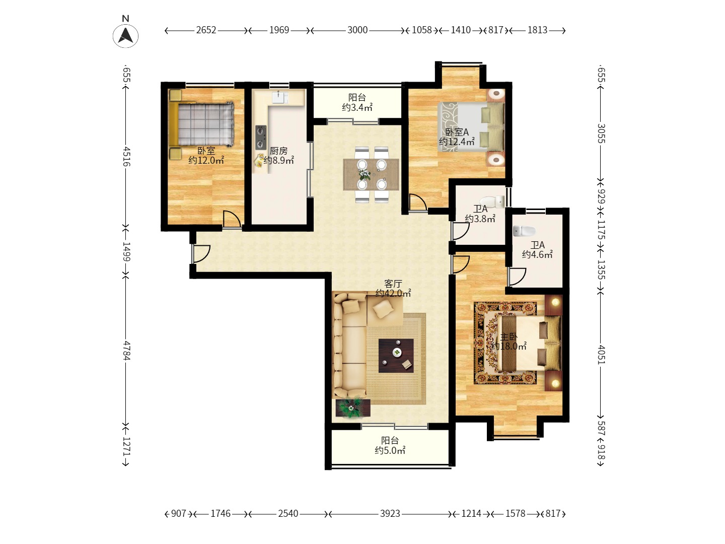 中房F联邦 中房F联邦室内图2