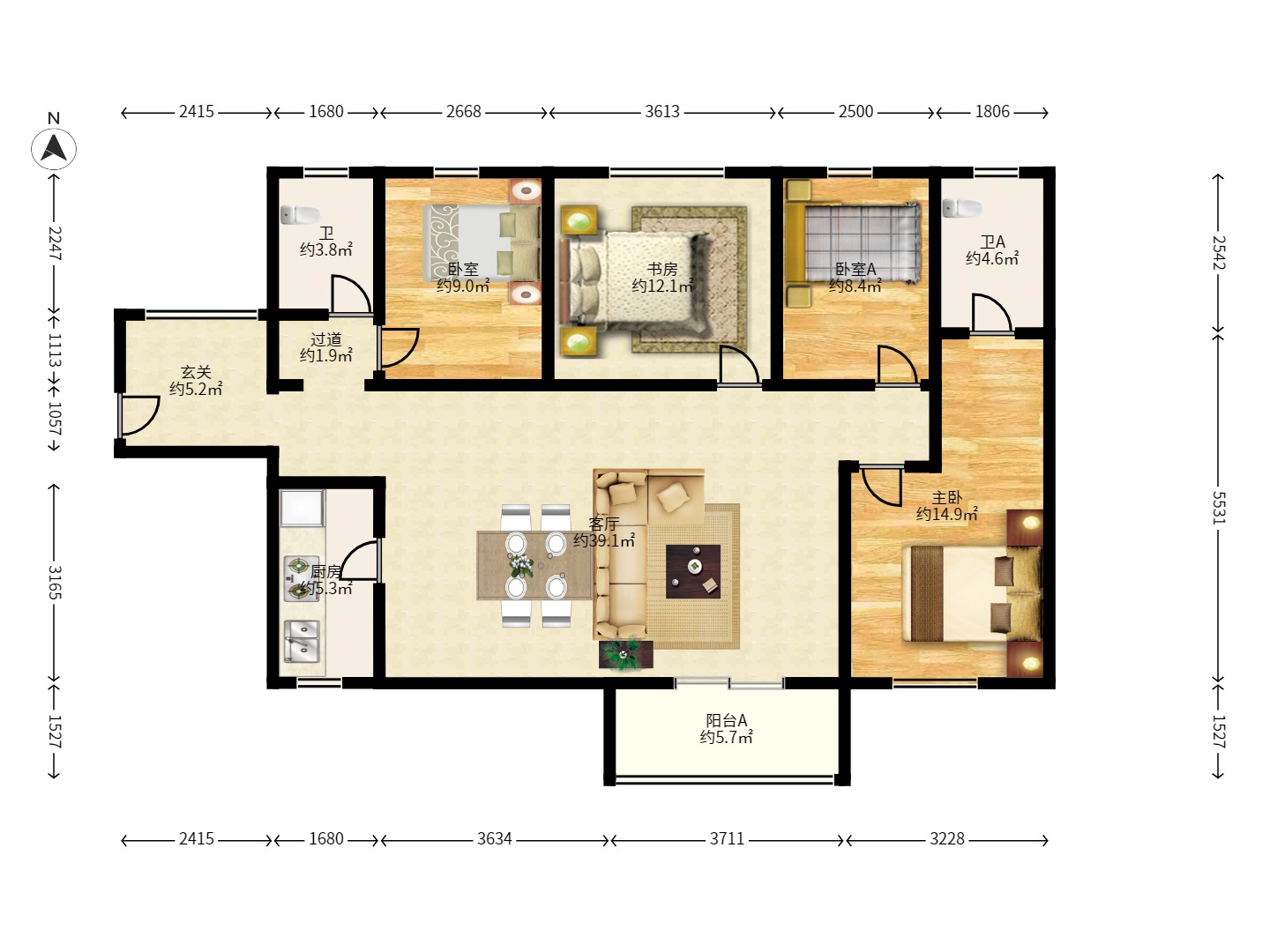 好莱城(弘德西街) 好莱城(弘德西街)室内图2