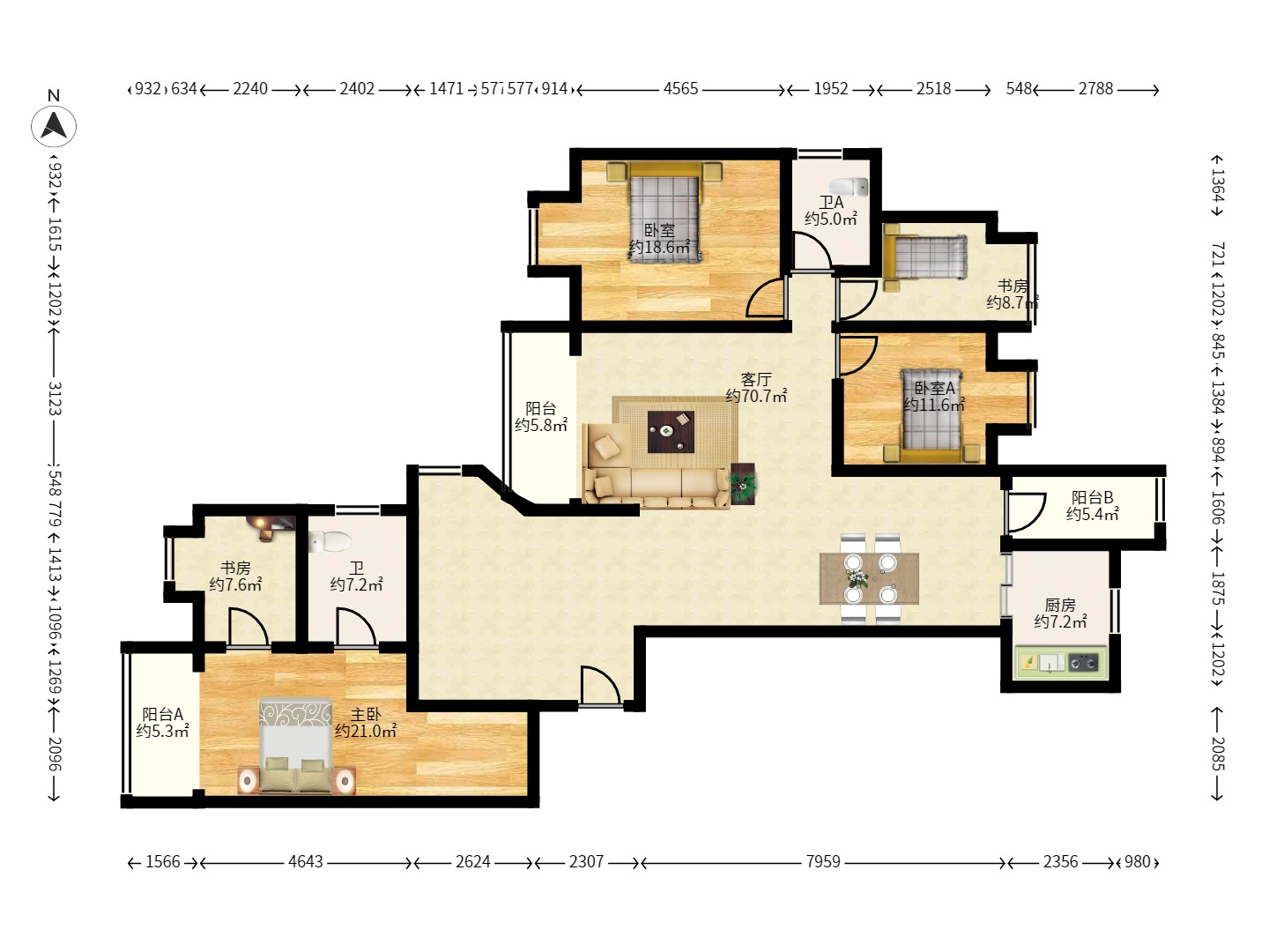 东门尚苑 东门尚苑室内图2