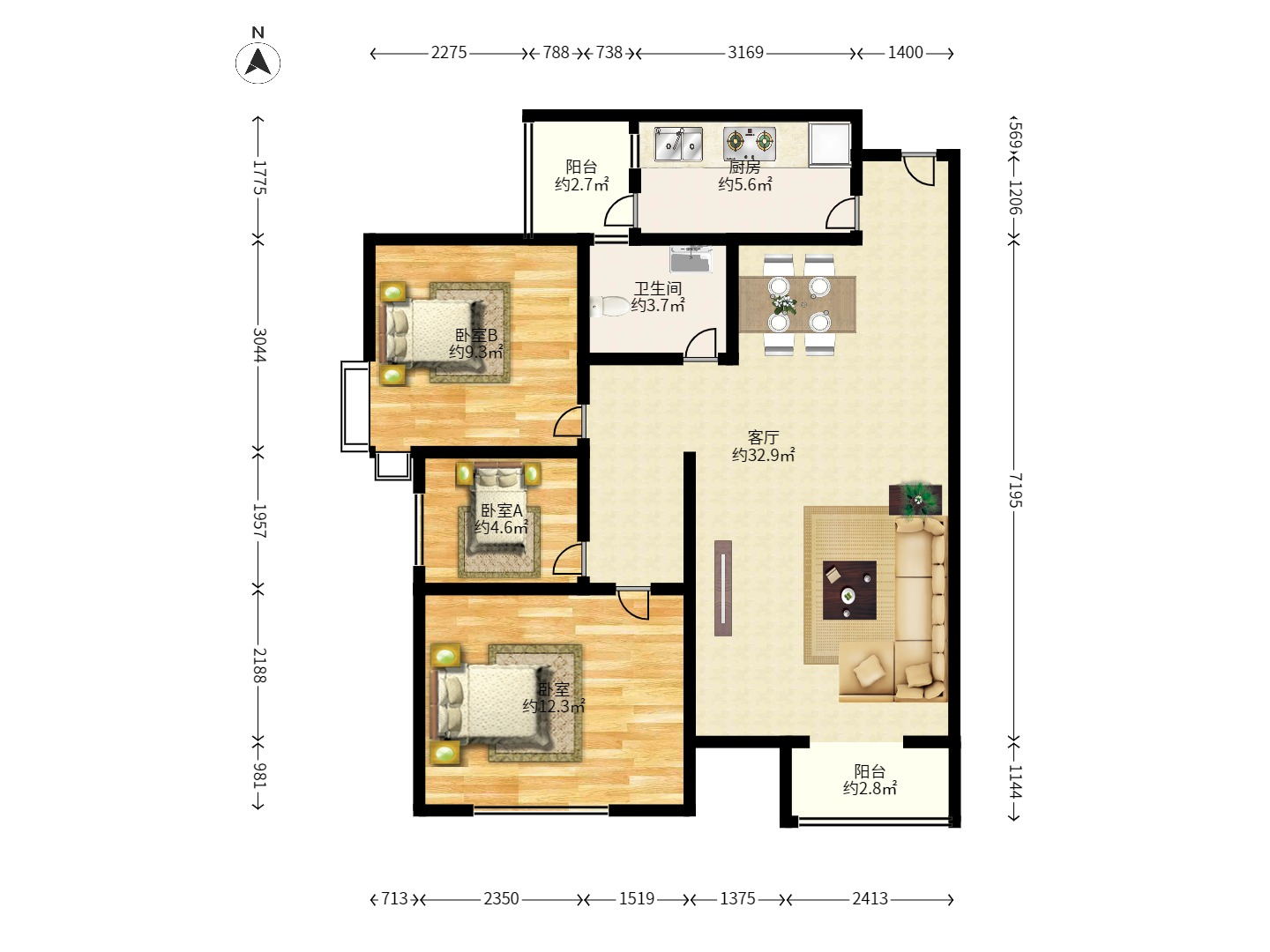 中国铁建国际城一期 中国铁建国际城一期室内图2