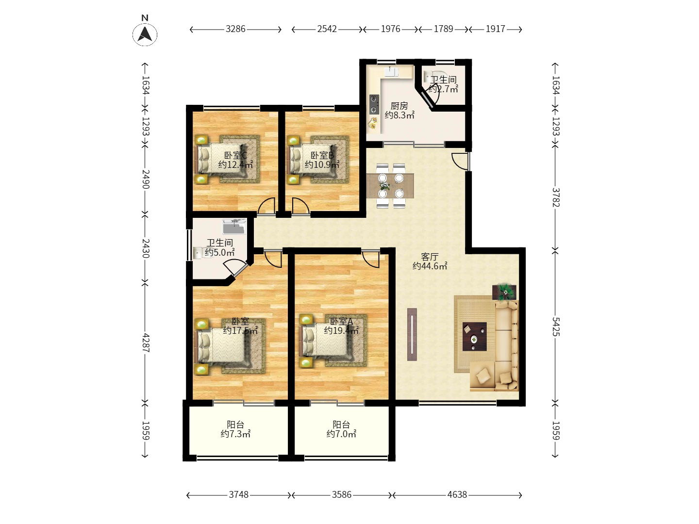 香樟雅郡室内图2