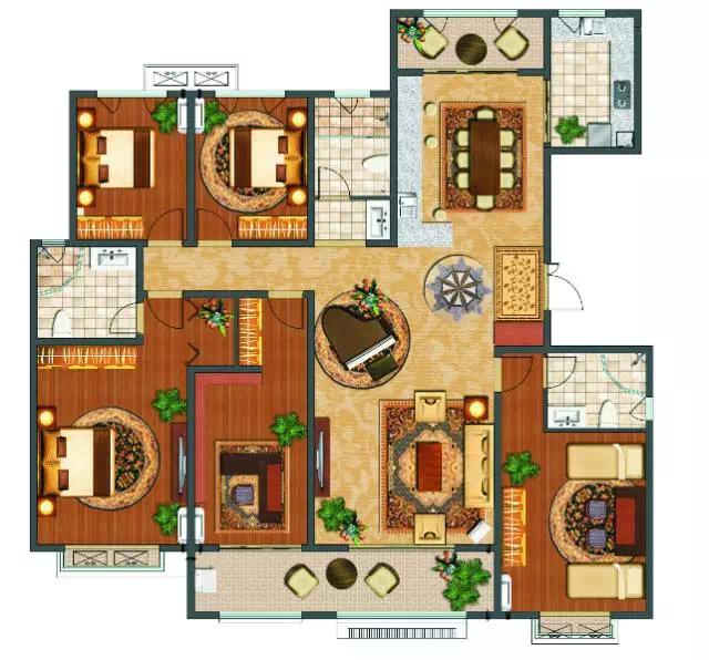 美的林城时代 6室2厅2卫 5500.00元/月 美的林城时代 6室2厅2卫 5500.00元/月