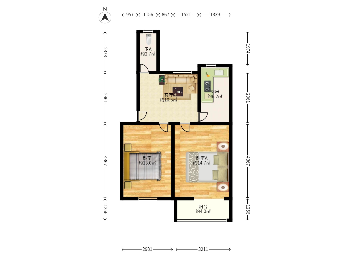 人民中路窑岭湘剧院单位房 人民中路窑岭湘剧院单位房室内图2