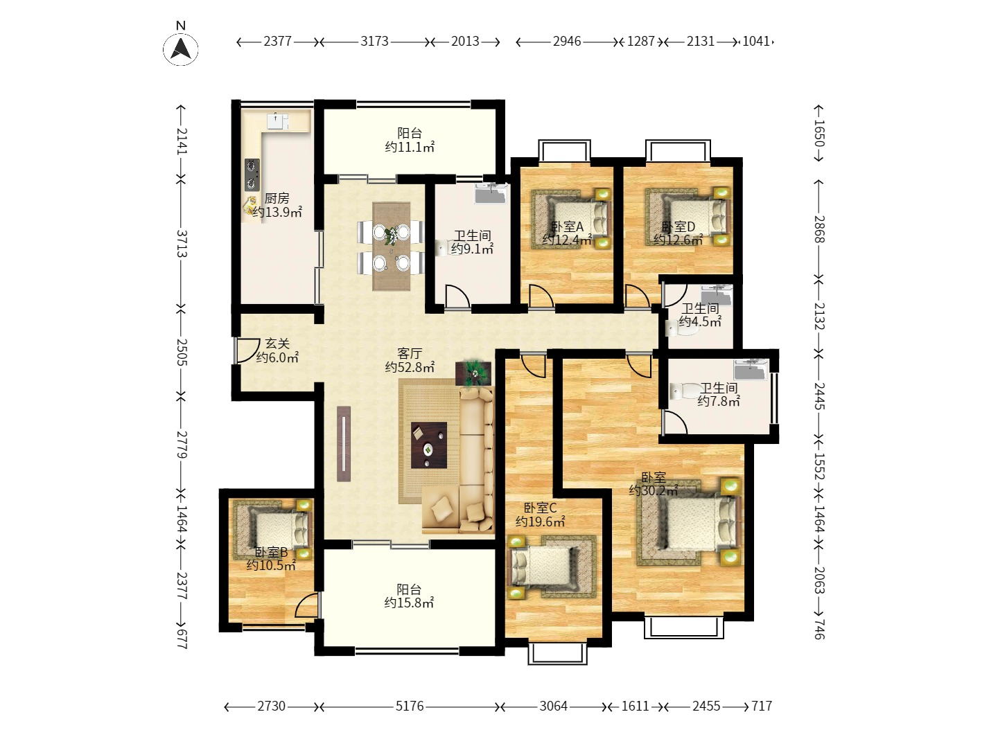 碧桂园公园壹号(凯怡茗苑) 碧桂园公园壹号(凯怡茗苑)室内图2