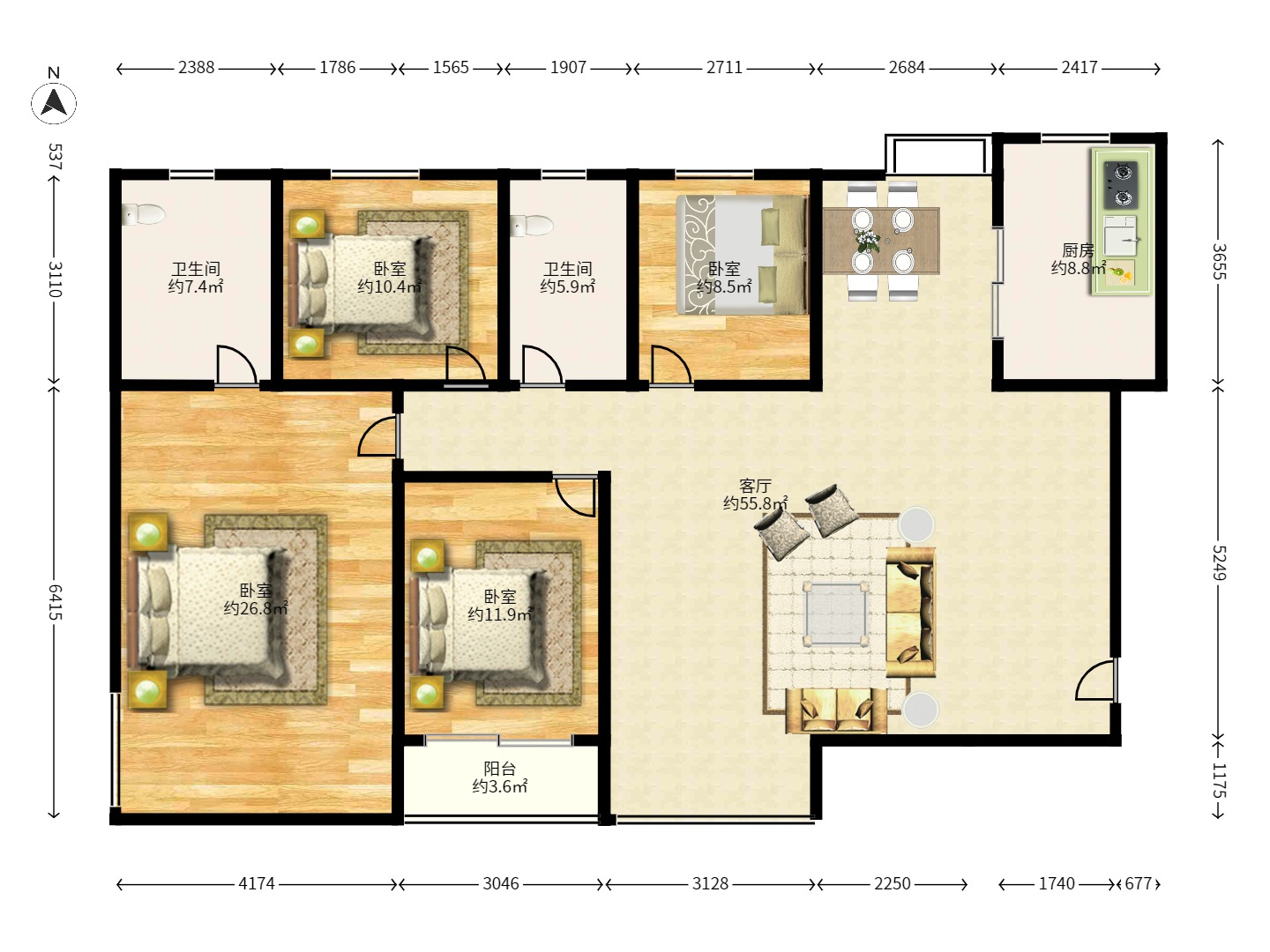 锑都家园 锑都家园室内图2