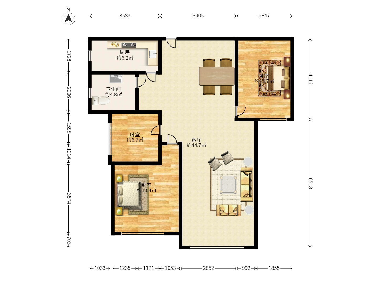 珠江东方明珠(新地东方明珠)一二期 珠江东方明珠(新地东方明珠)一二期室内图2