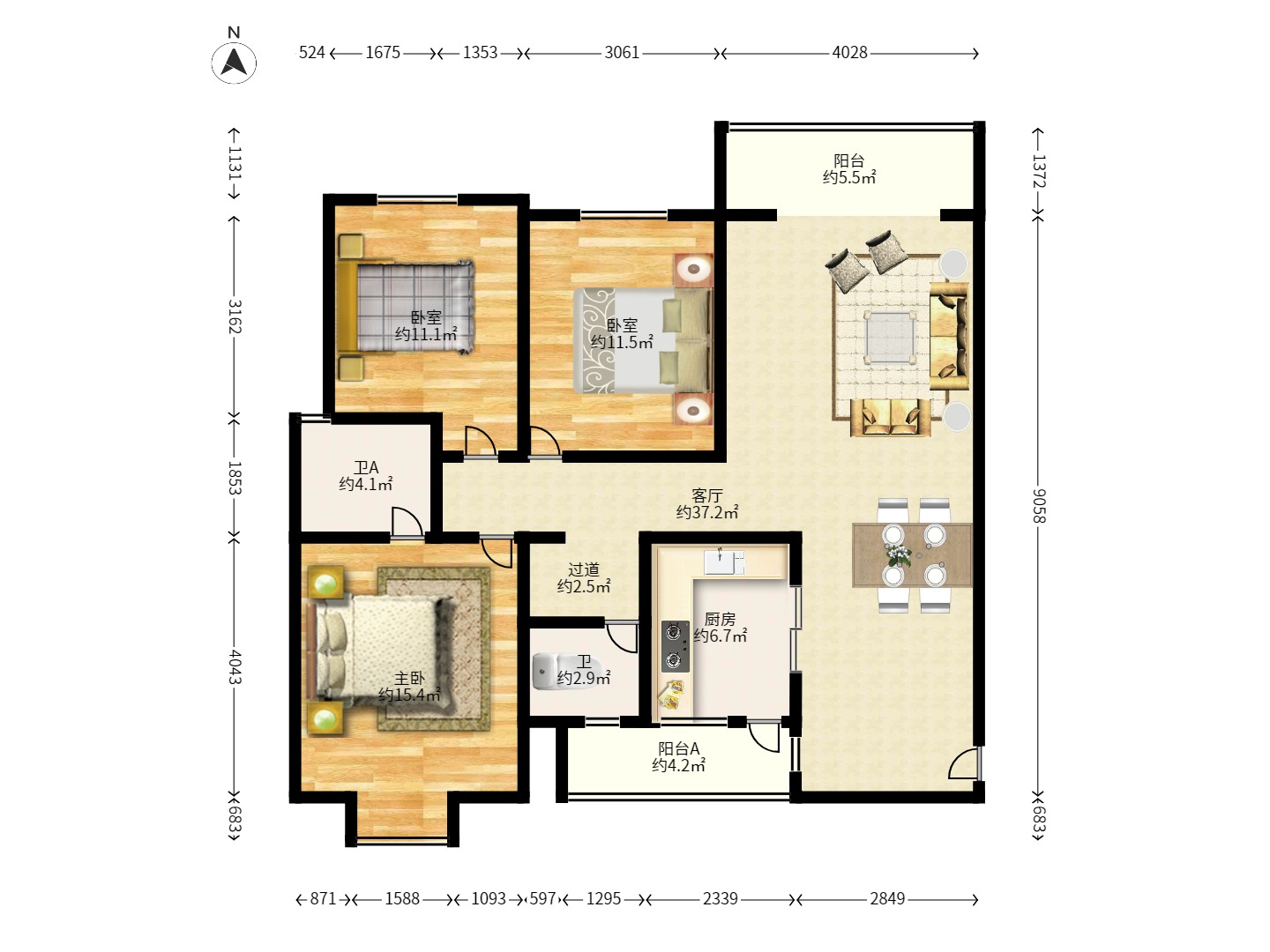 圣力华苑 圣力华苑室内图2