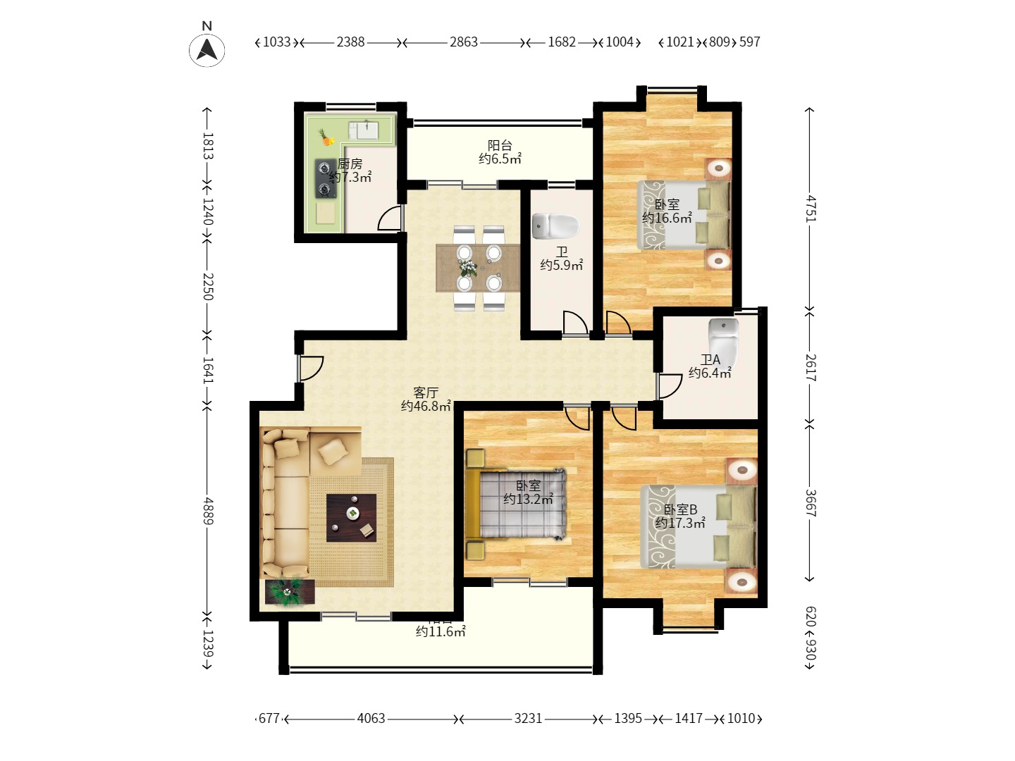 财富名园 财富名园室内图2