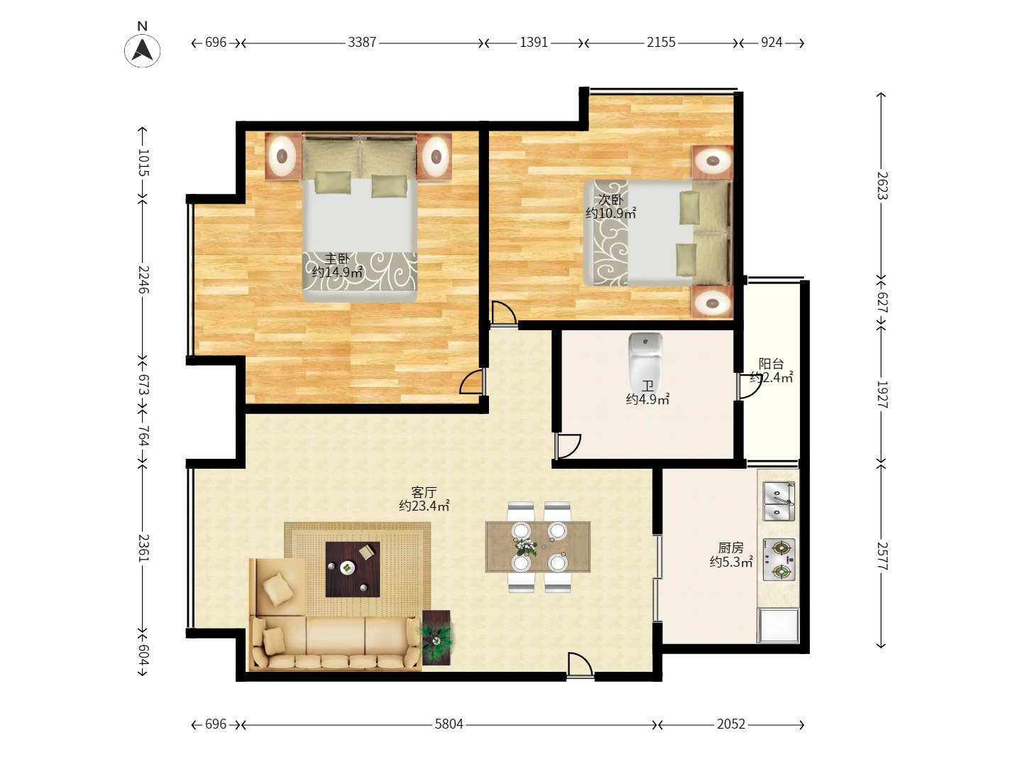 晶华美地 晶华美地室内图2