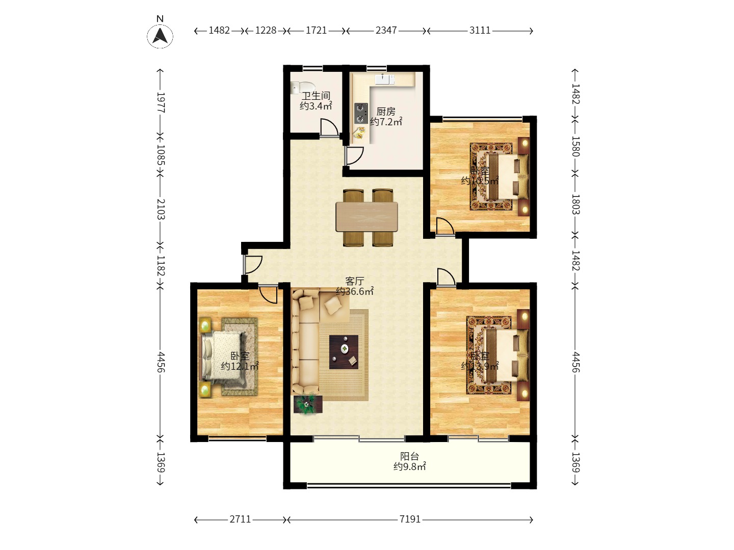 东南明苑室内图2
