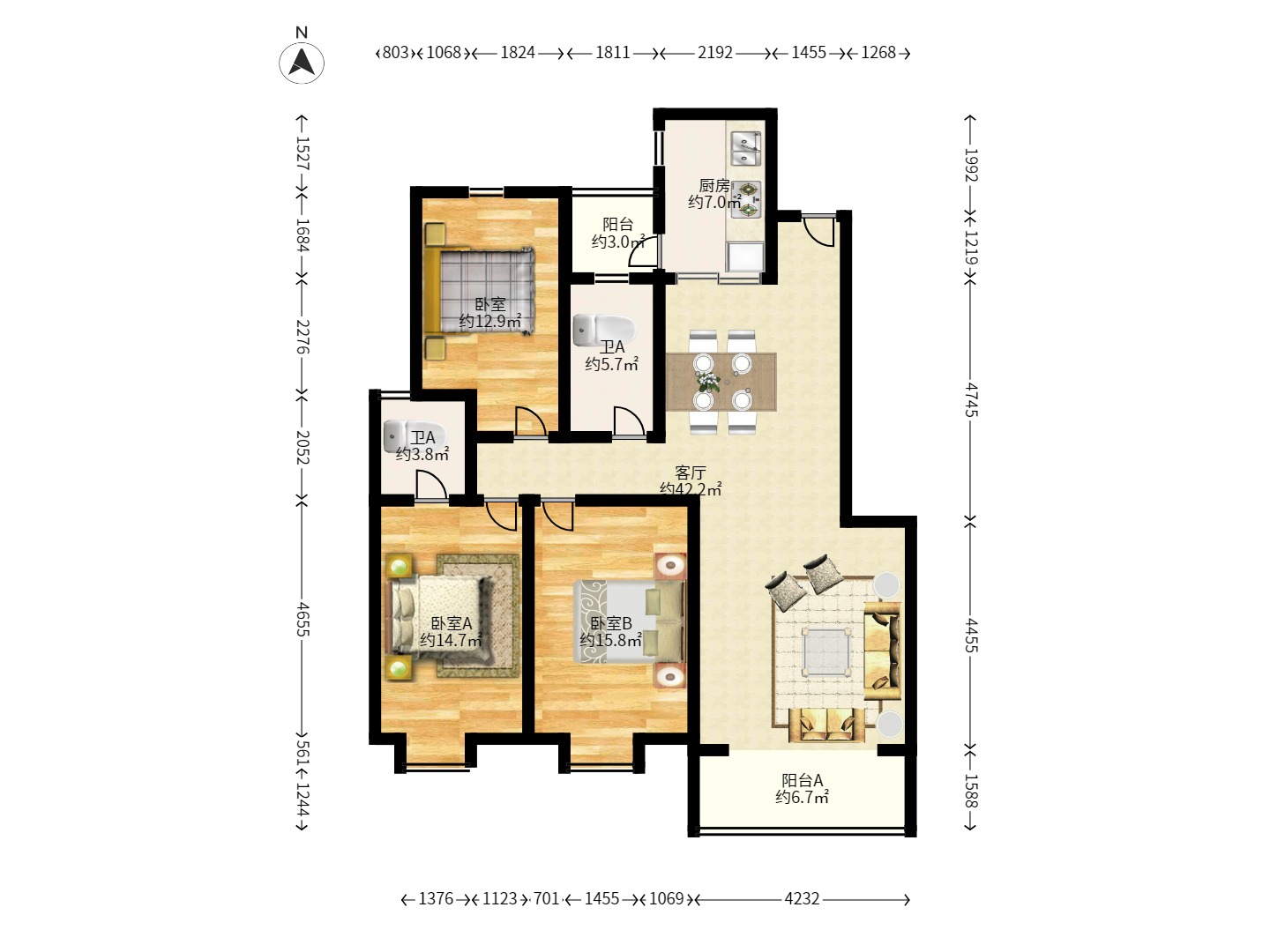 卧龙居国际村 卧龙居国际村室内图2