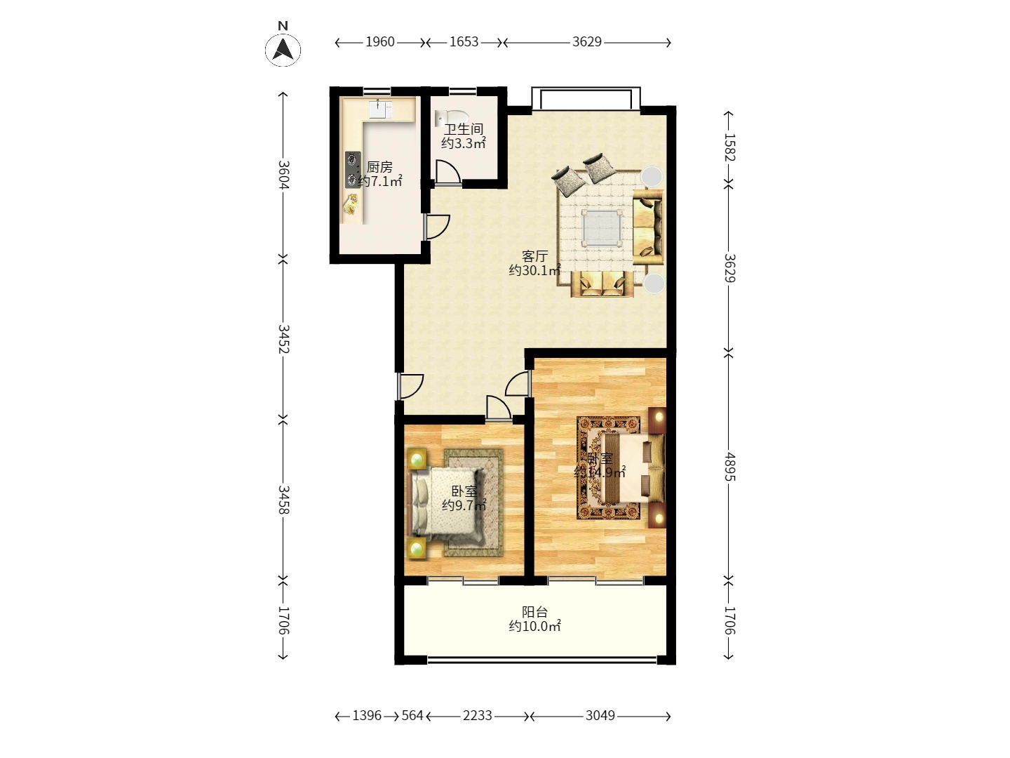 景环小区 景环小区室内图2