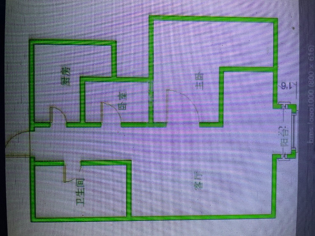 光华揽胜  2室2厅1卫   2200.00元/月户型图