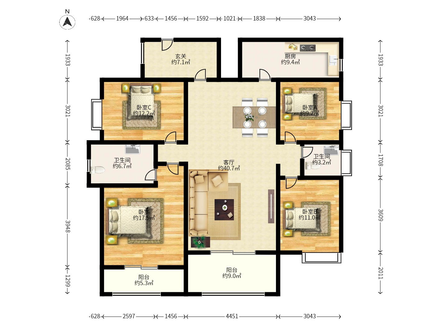 金麓国际 金麓国际室内图2