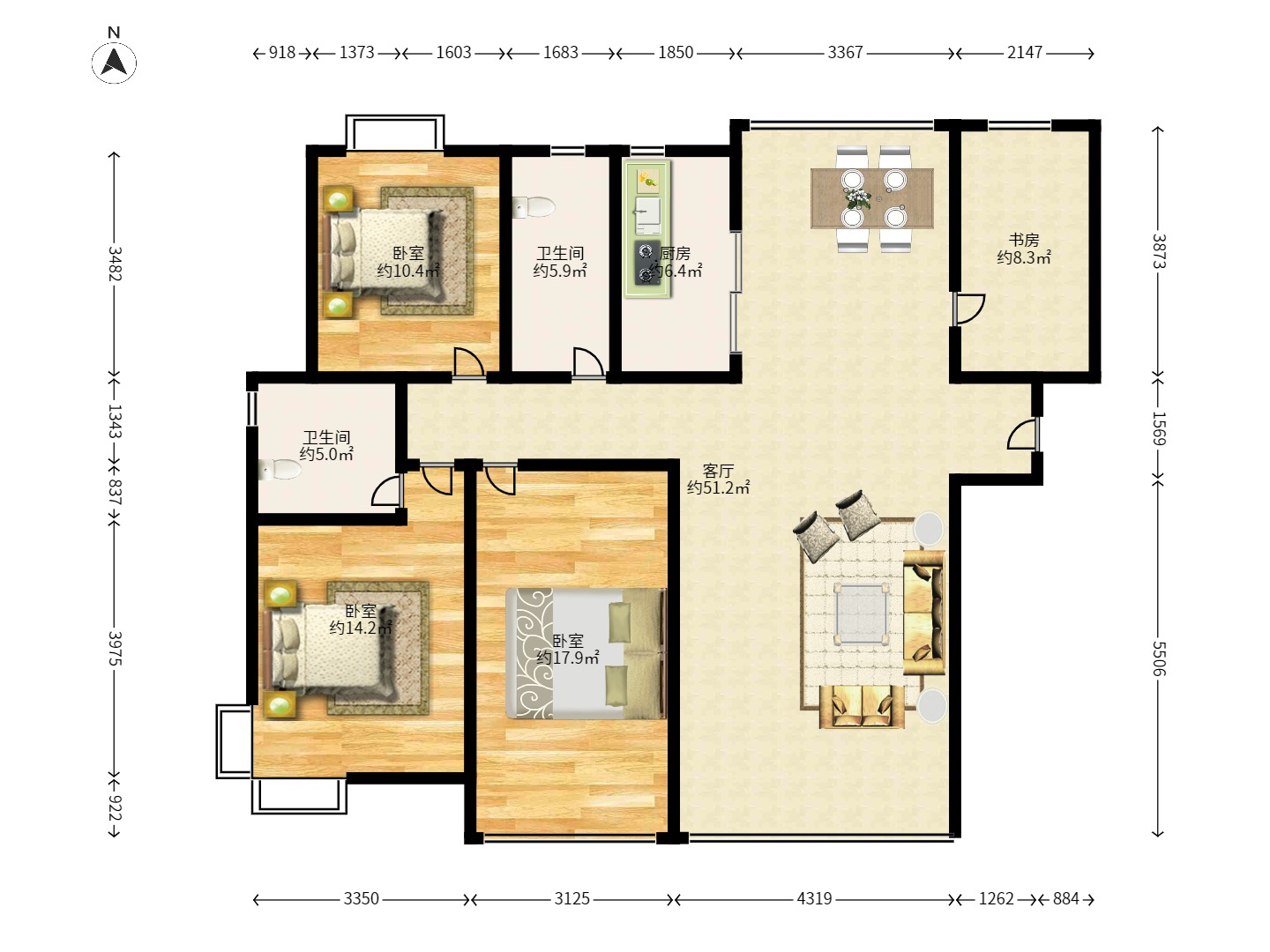 恒生碧水龙庭 恒生碧水龙庭室内图2