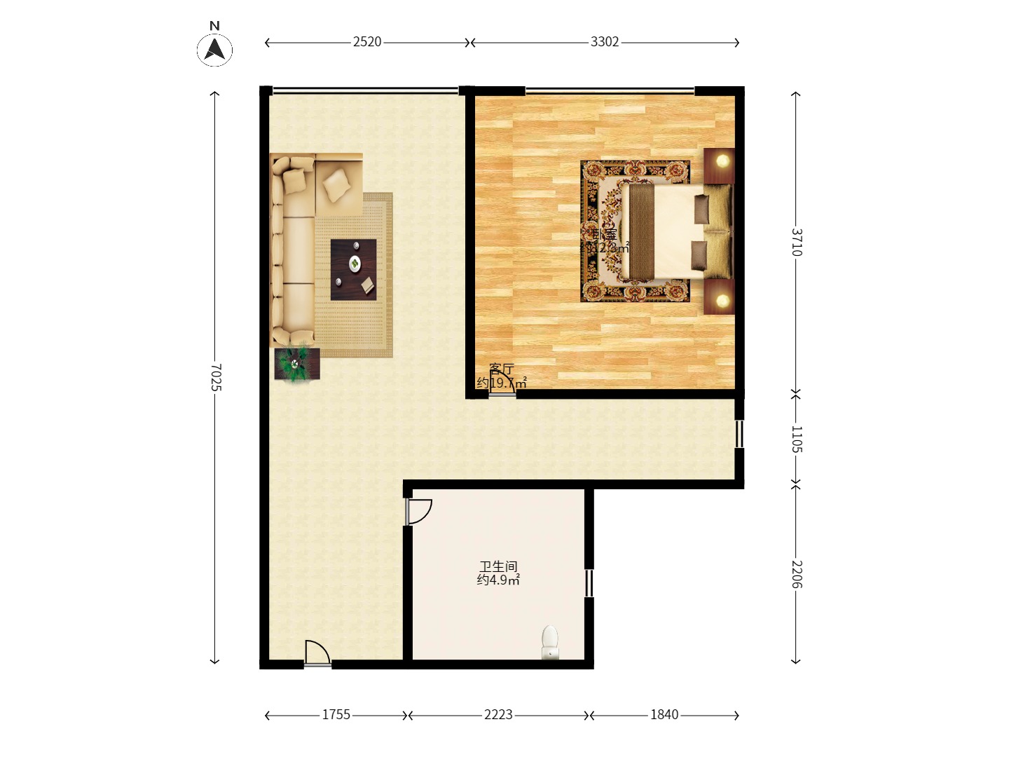 阳光100二期 阳光100二期室内图2