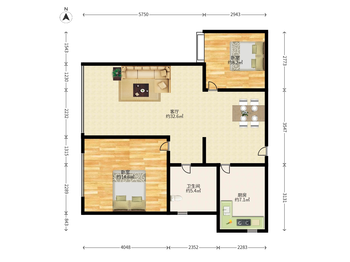中国铁建国际城一期 中国铁建国际城一期室内图2