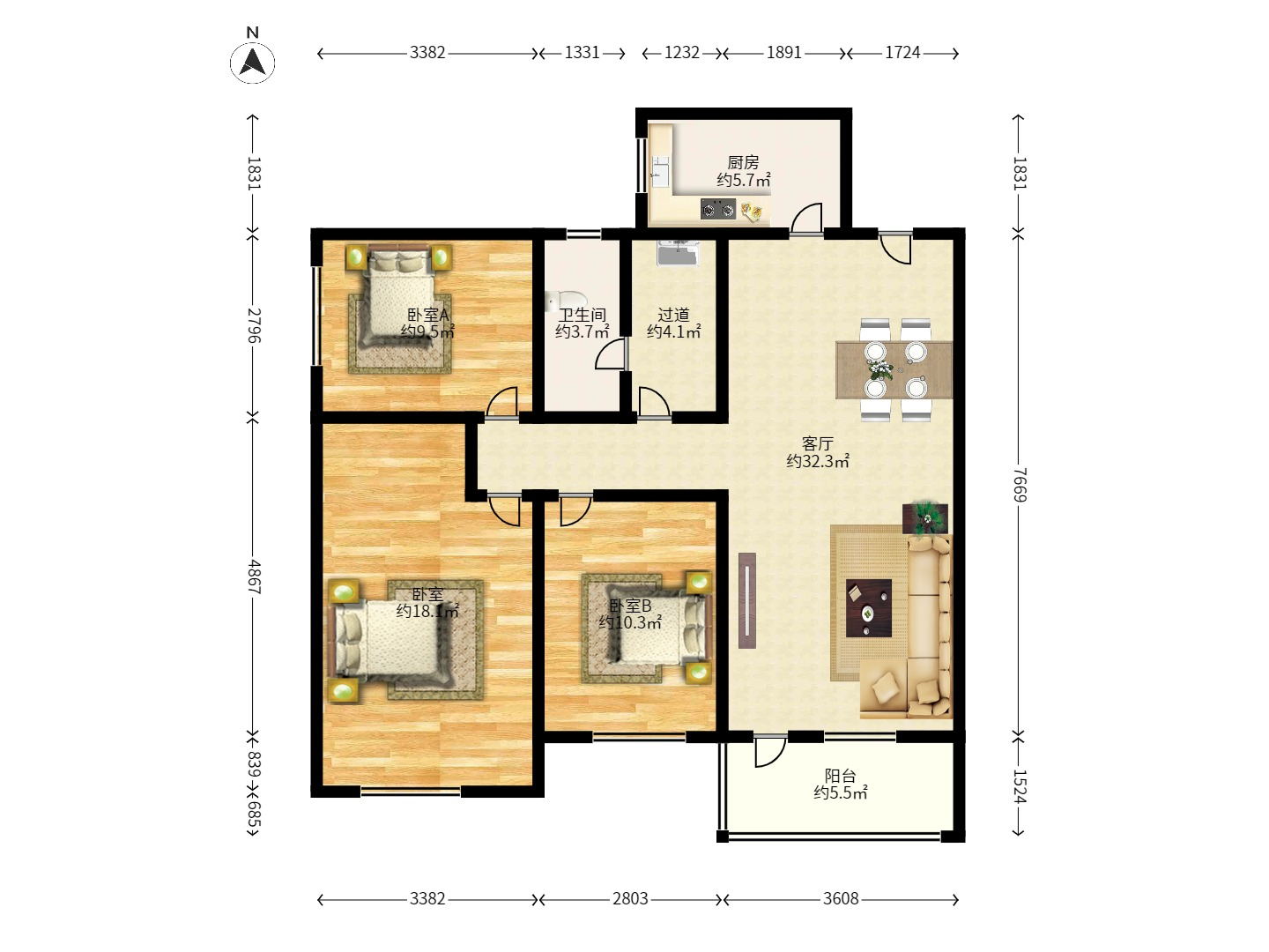 万科城市花园 万科城市花园室内图2