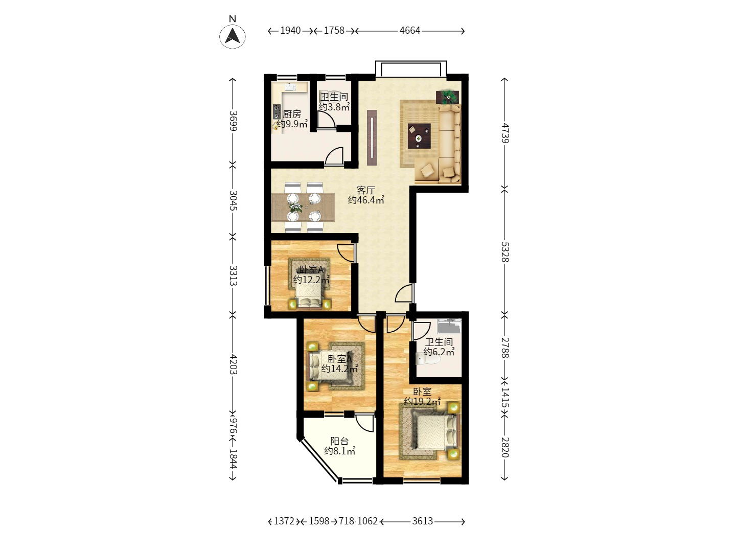 鑫天花园 鑫天花园室内图2
