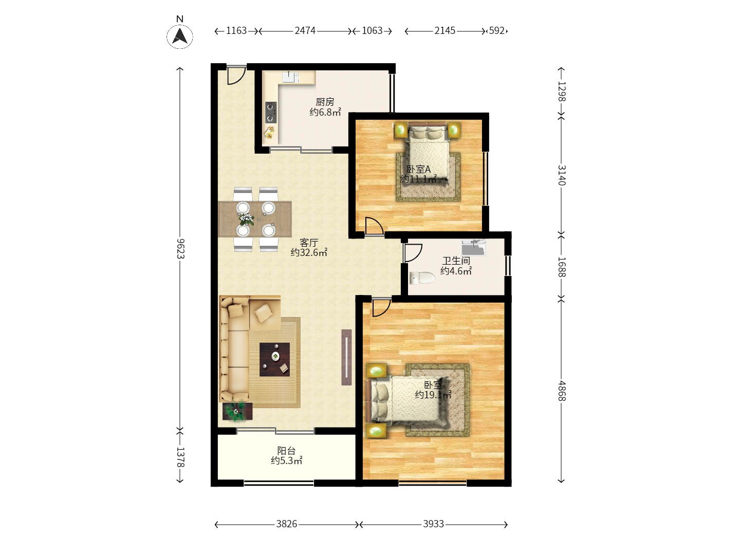 达美D6区 达美D6区室内图2