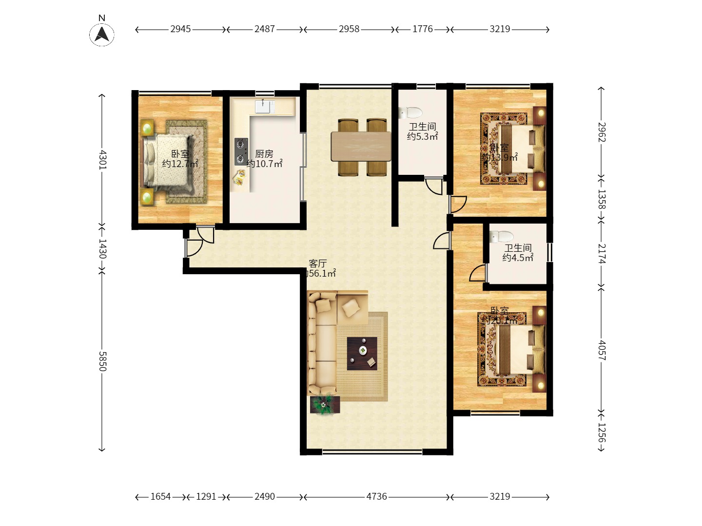 中房F联邦 中房F联邦室内图2