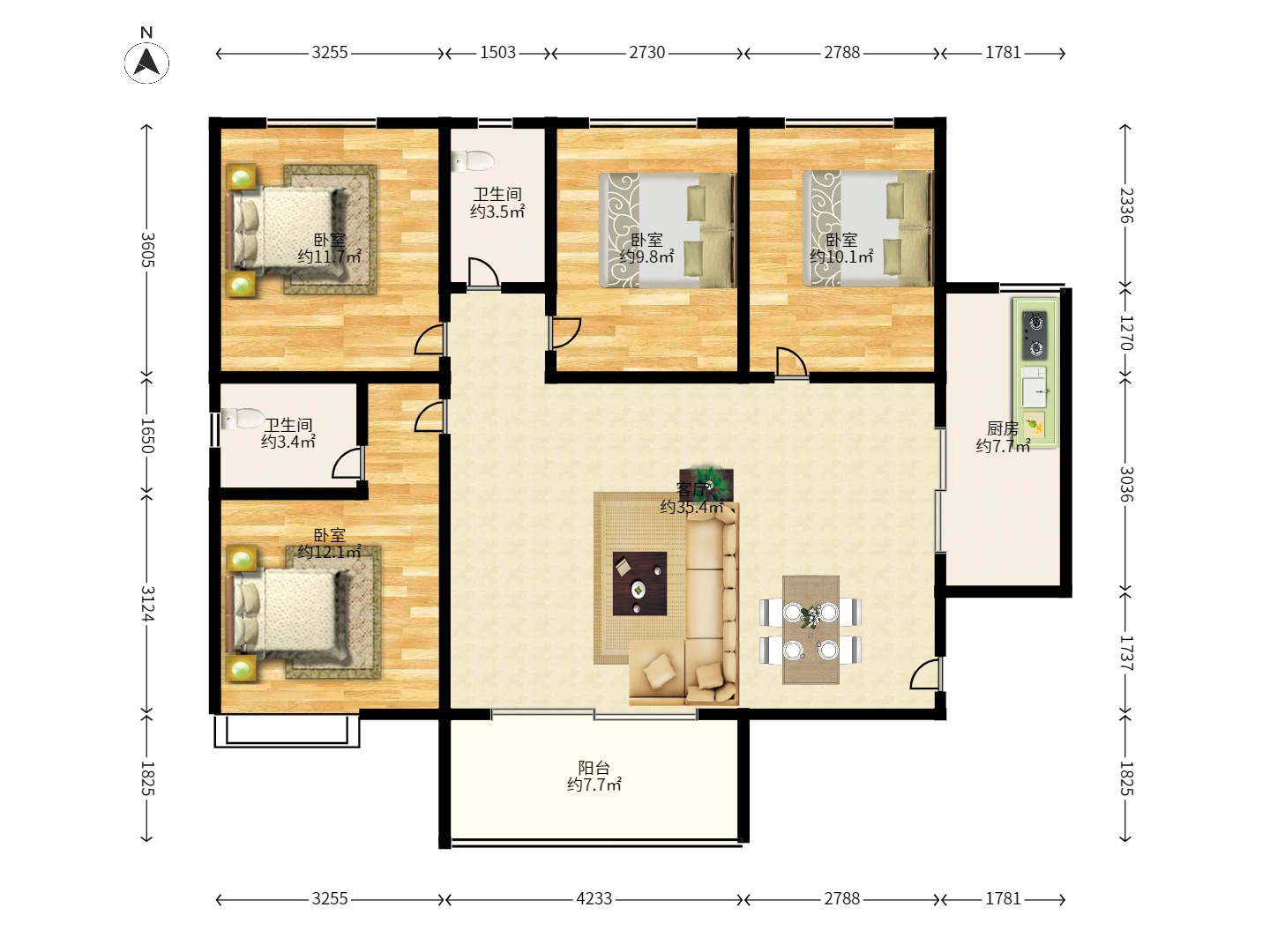 光明城市（星辰青年城）室内图2