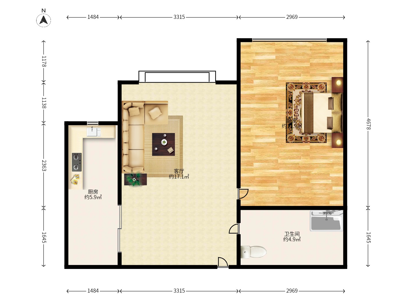 中国铁建国际城一期 中国铁建国际城一期室内图2