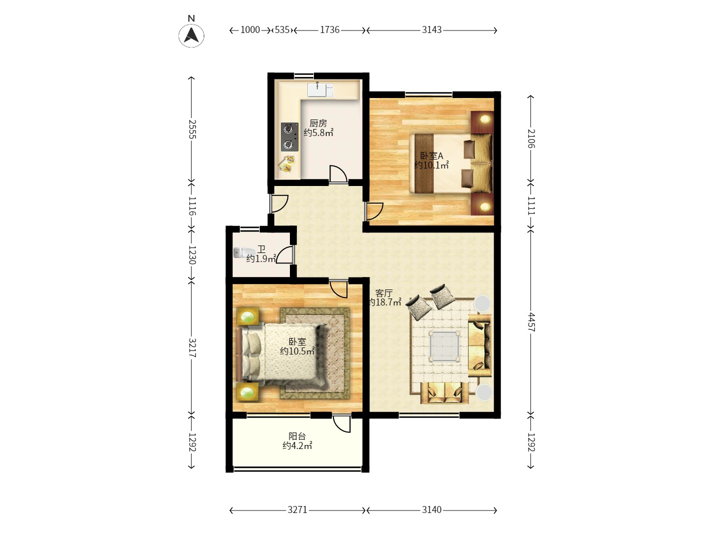 红龙庙小区 红龙庙小区室内图2