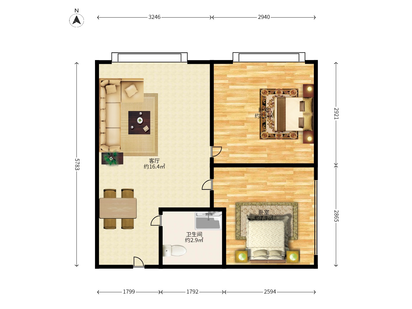 君合新城玺樾 1室0厅0卫 1250.0元/月 君合新城玺樾 1室0厅0卫 1250.0元/月户型图